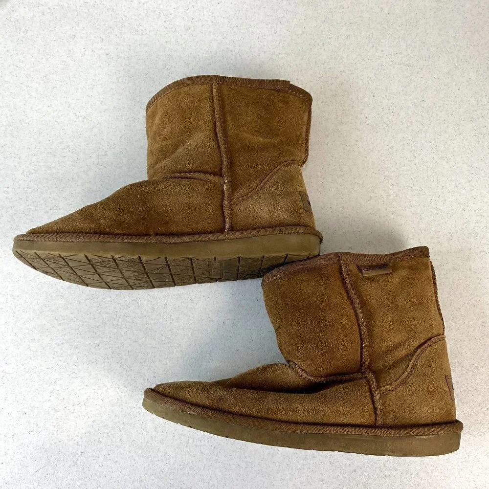 Minnetonka Backus Boots Tan 8